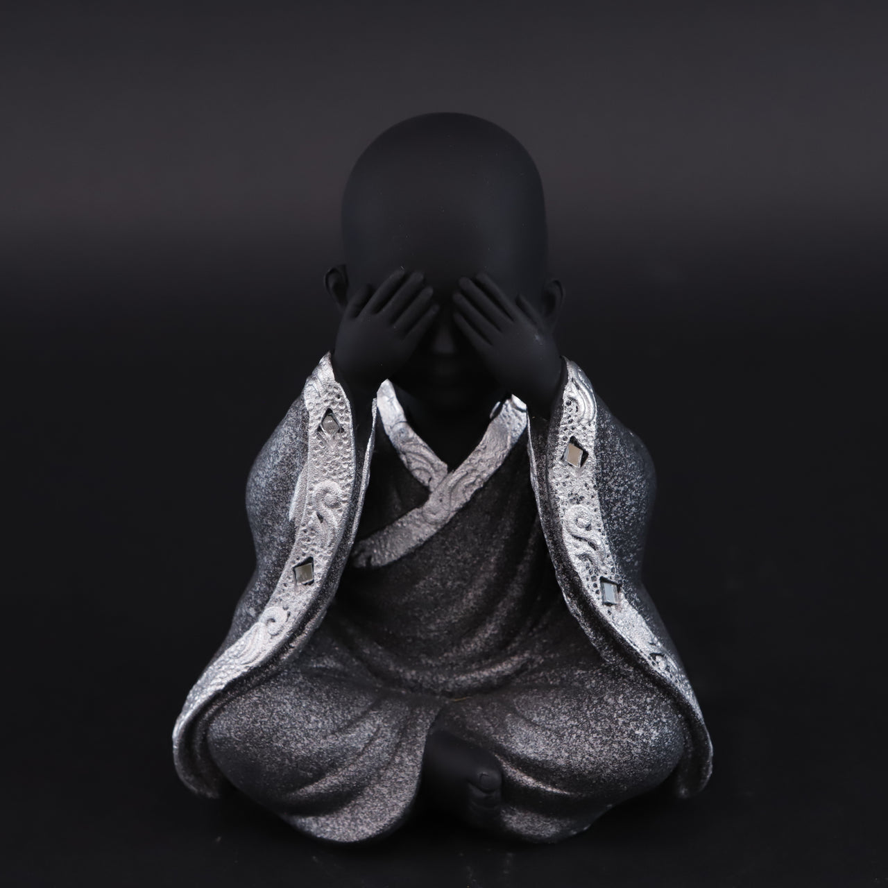 HCHD6514 - Bronze L See No Evil Buddha