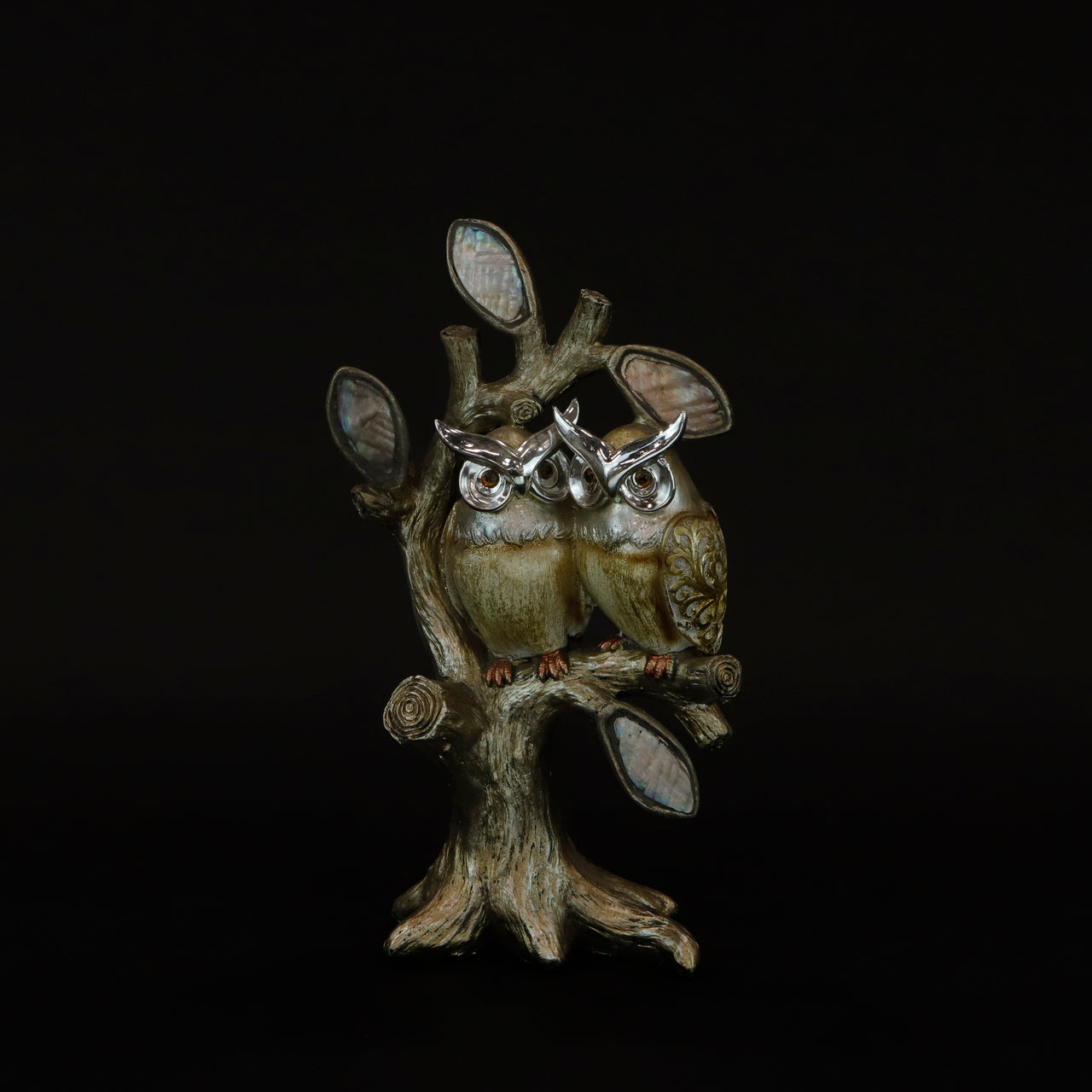 HCHD6523 - Twin Owls in Tree
