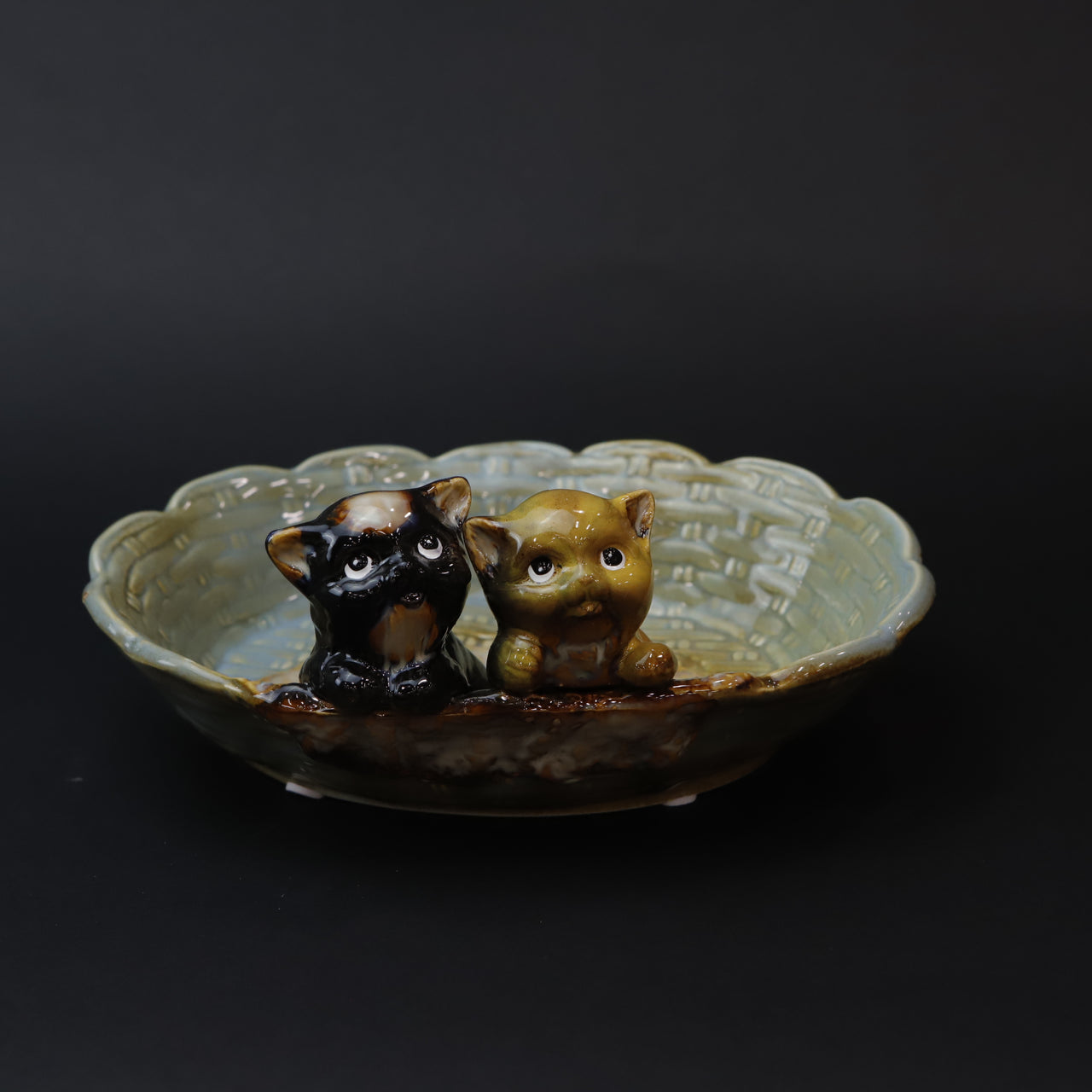 HCHD6627 - Ceramic Kitten Birdbath