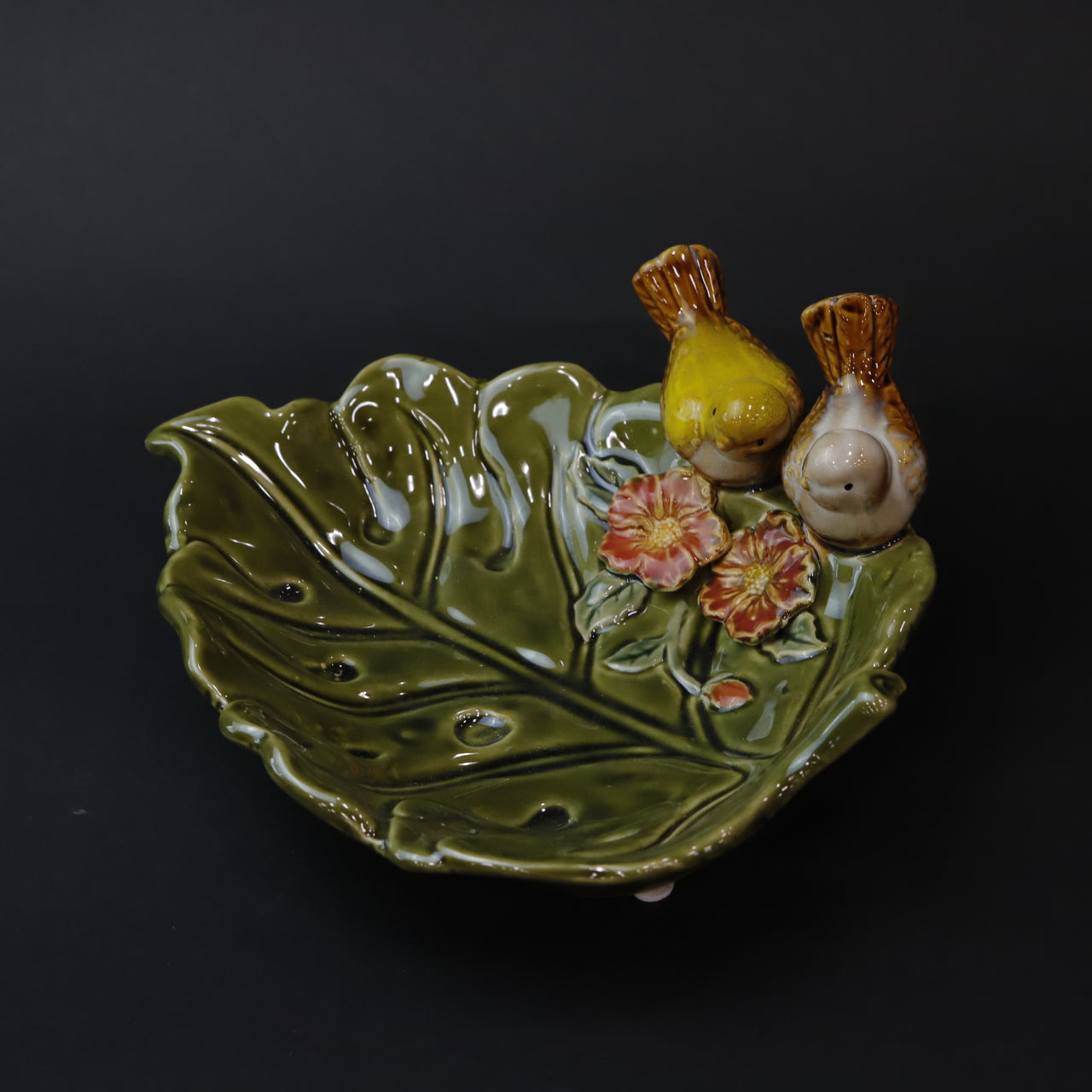 HCHD6628 - Ceramic Bird Birdbath