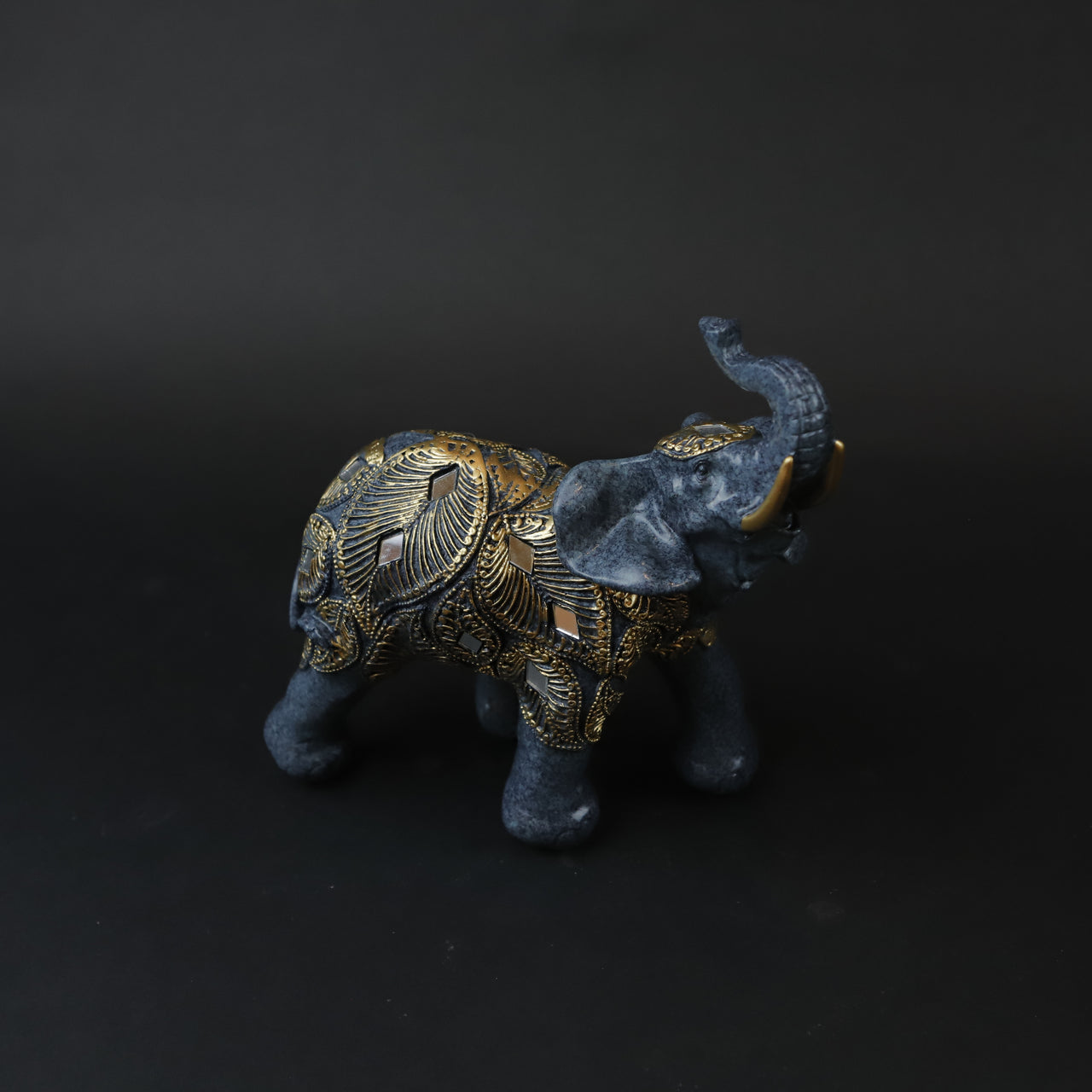 HCHD6894 - L Bronze Leaf Elephant
