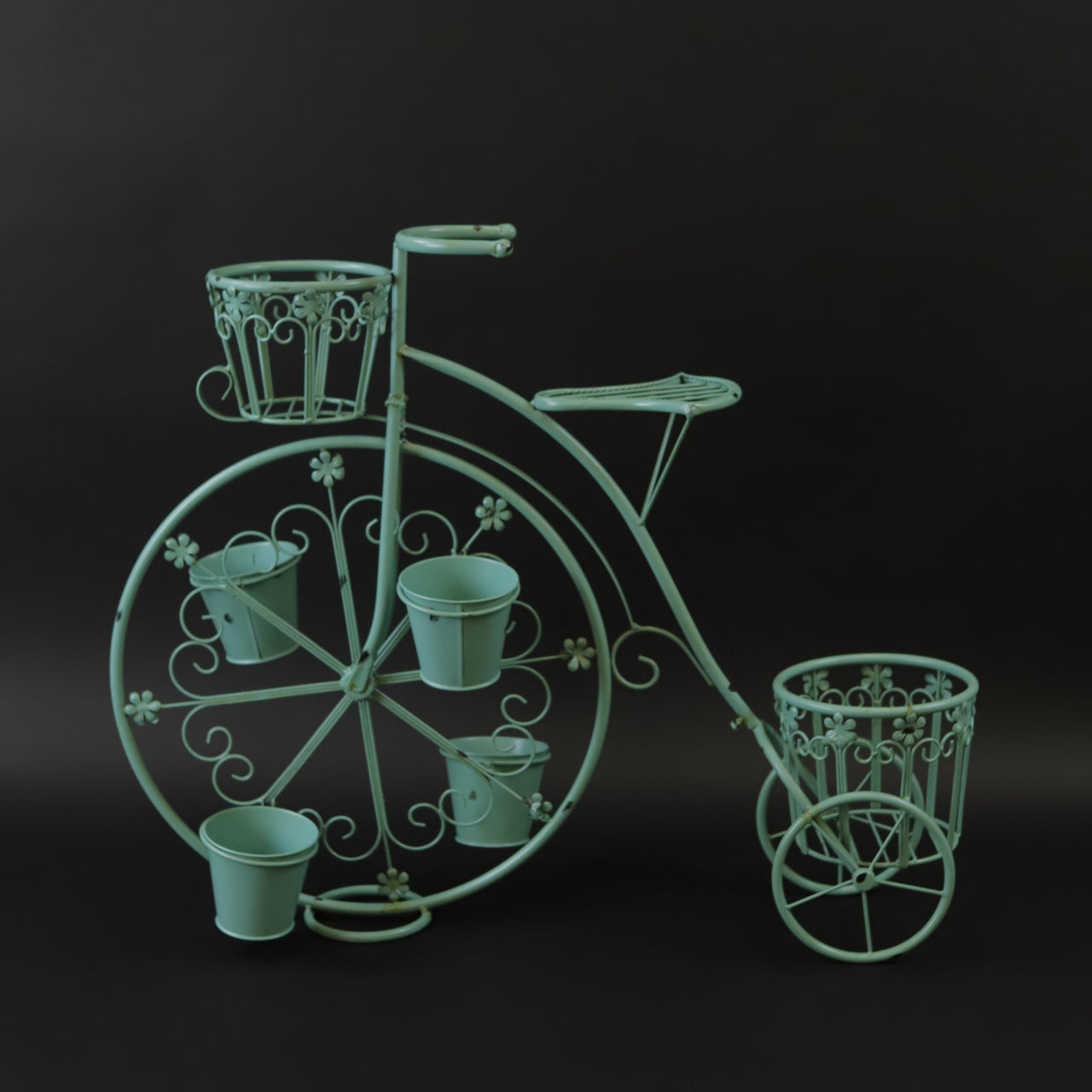 HCHD7218 - Green Bicycle Pots