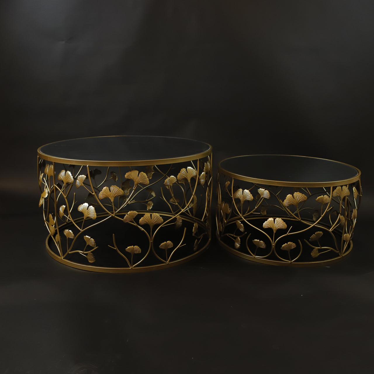 HCHD7288 - S Wide Gold Side Table
