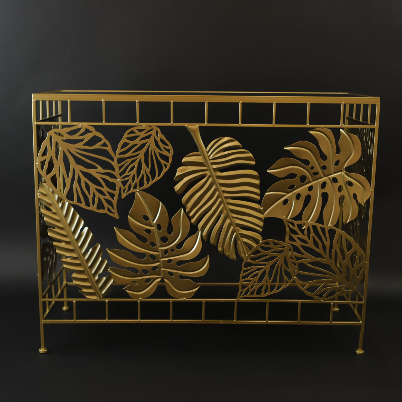HCHD7291 - L Gold Leaf Side Table