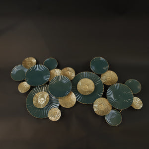 HCHD7305 - Emerald Circles Metal Art