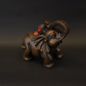 HCHD7727 - Bronze Elephant Trunk Up