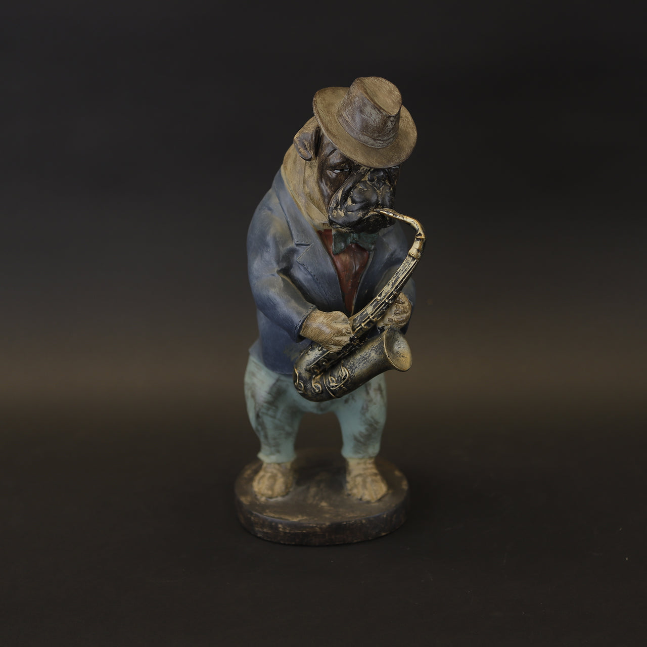 HCHD7738 - Dog Playing Saxaphone