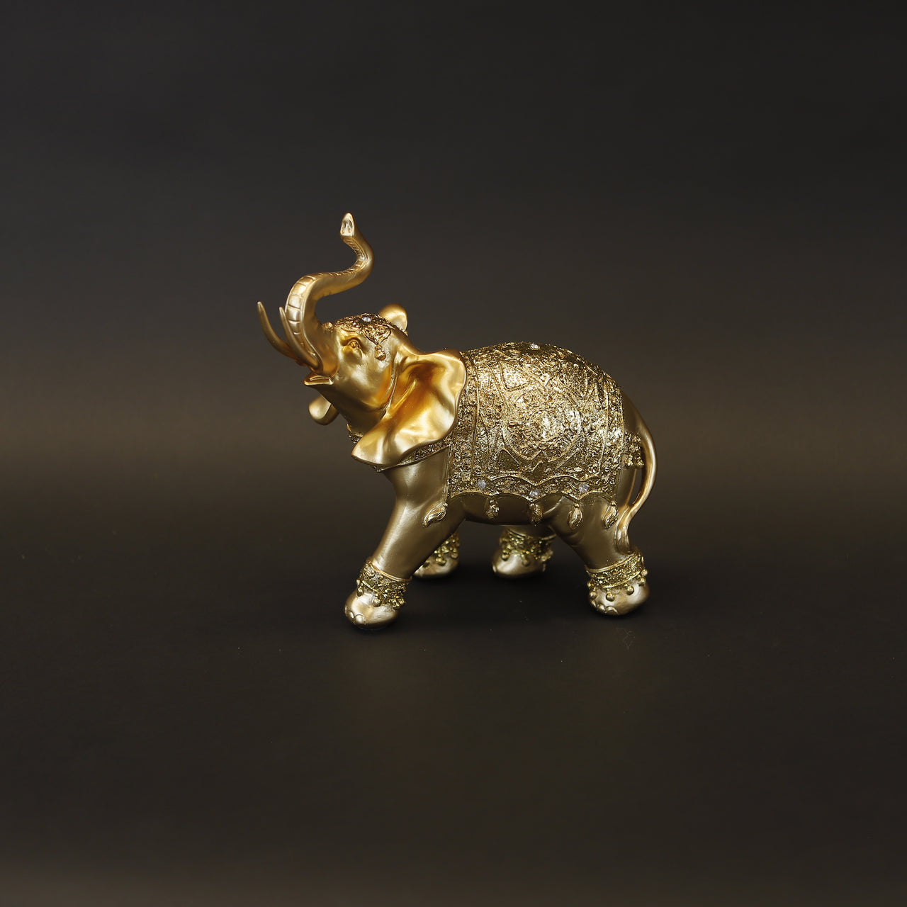 HCHD7783 - L Ornate Gold Elephant