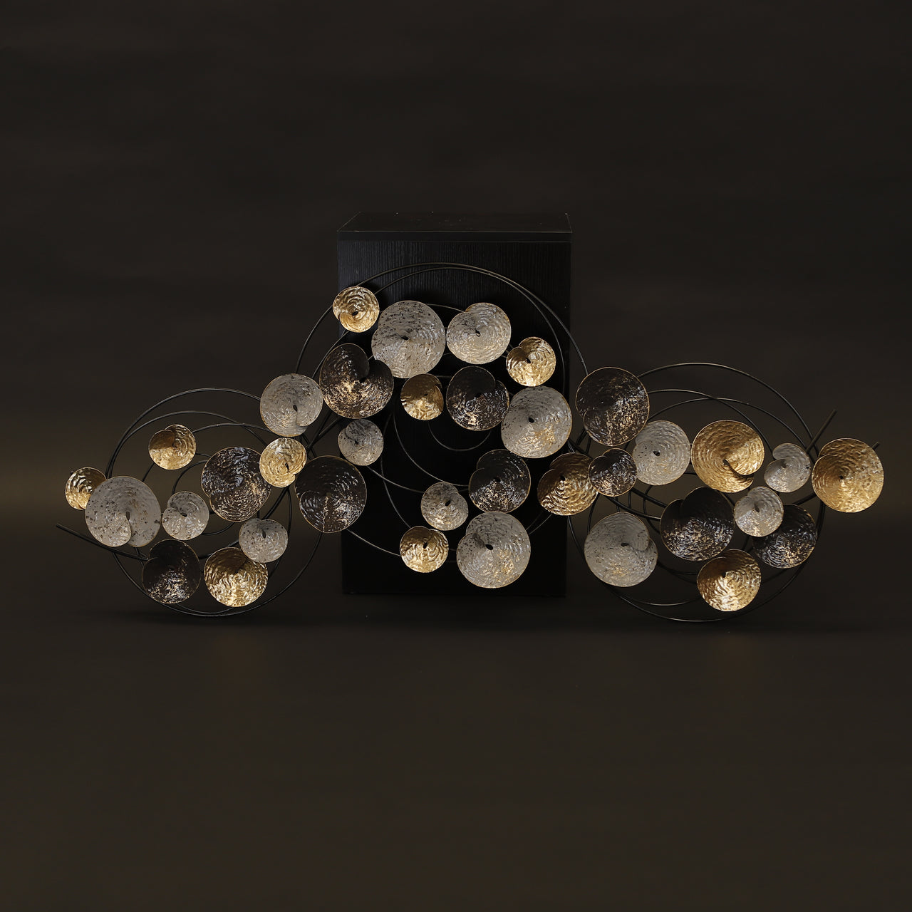 HCHD8091 - Warm Pewter Metal Circles