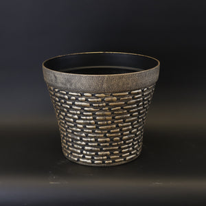 HCHD8115 - Bronze Stone Planter Pot