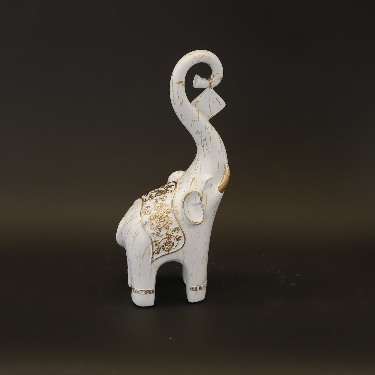 HCHD8236 - White/Gold Elephant - Right