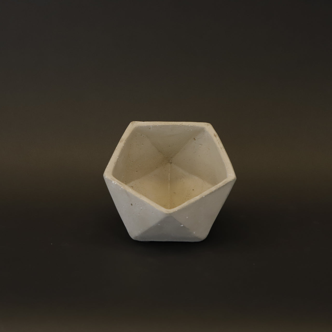HCHD8315 - S Cream Hexagon Pot