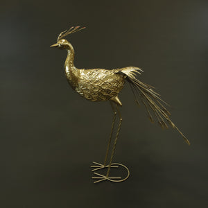 HCHD8469 - M Gold Standing Peacock