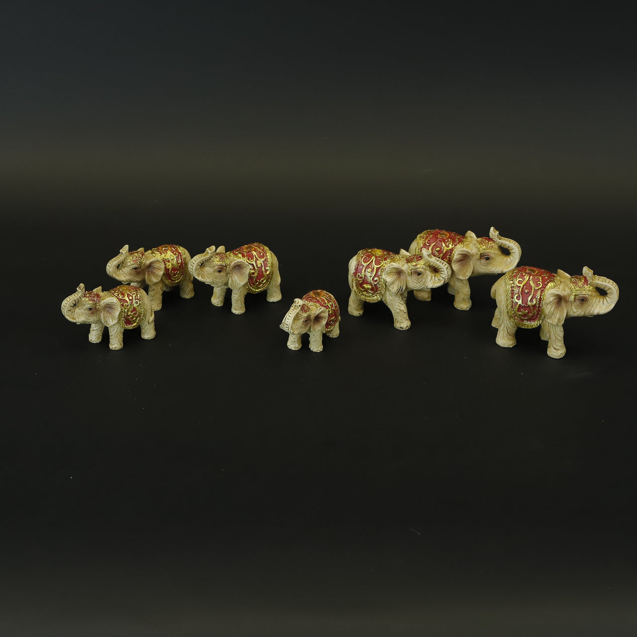 HCHD8542 - Bronze Elephant Set 7 of 7