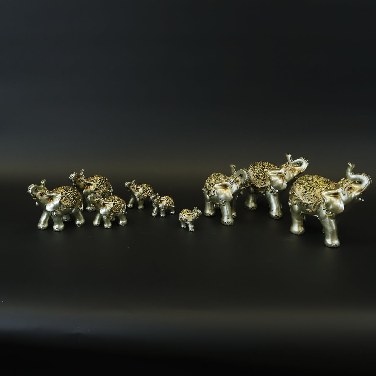 HCHD8551 - Ornate Elephant Set 9 of 9