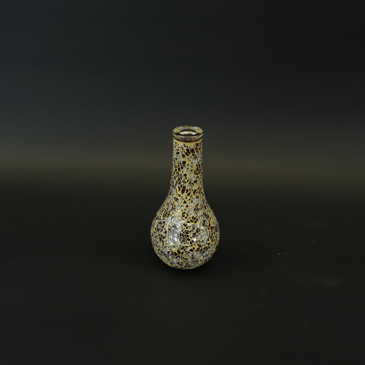 HCHD8736 - Red/Gold Bud Vase - S