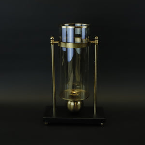 HCHD8762 - L Gold  Pedestal Candle Holder