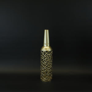 HCHD8814 - S Gold Textured Bottle