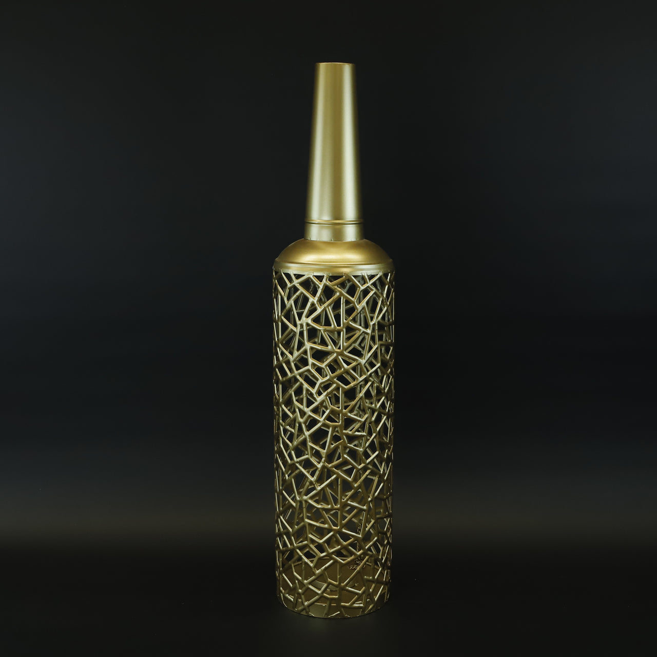 HCHD8816 - L Gold Textured Bottle