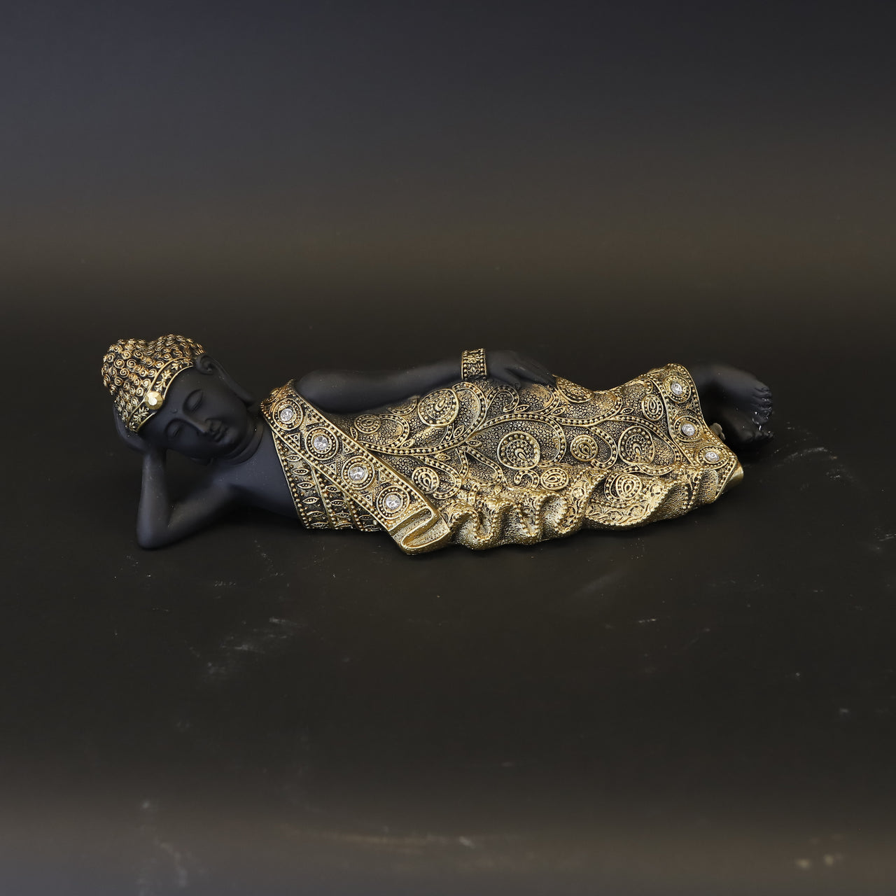 HCHD9101 - Laying Gold Brocade Buddha