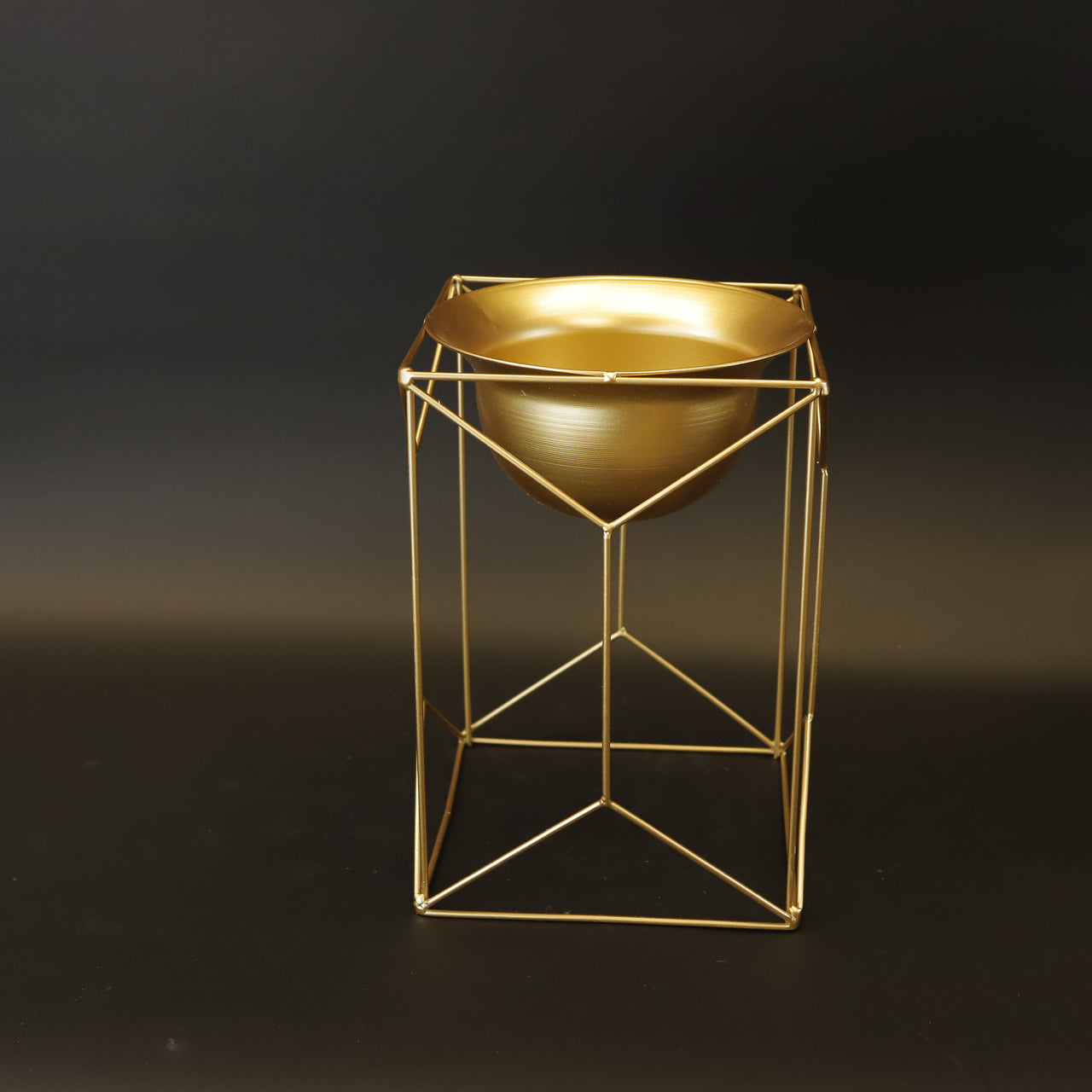 HCHD9182 - S Gold Floral Holder