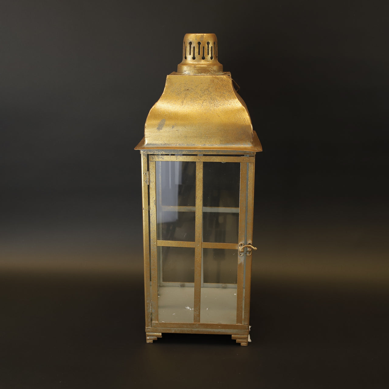 HCHD9201 - L Pewter Tall Lantern