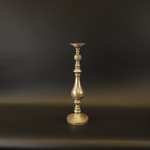 HCHD9204 - S Tall Gold Ball Candle Holder