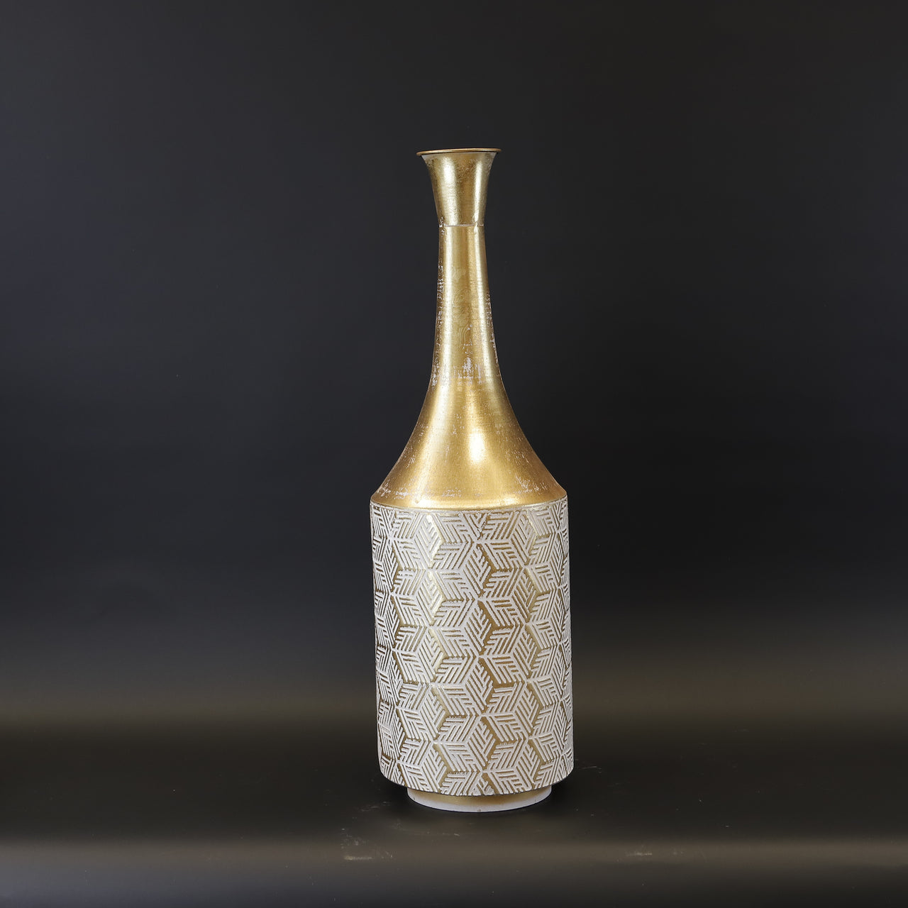 HCHD9219 - S Cream/Gold Tall Jar