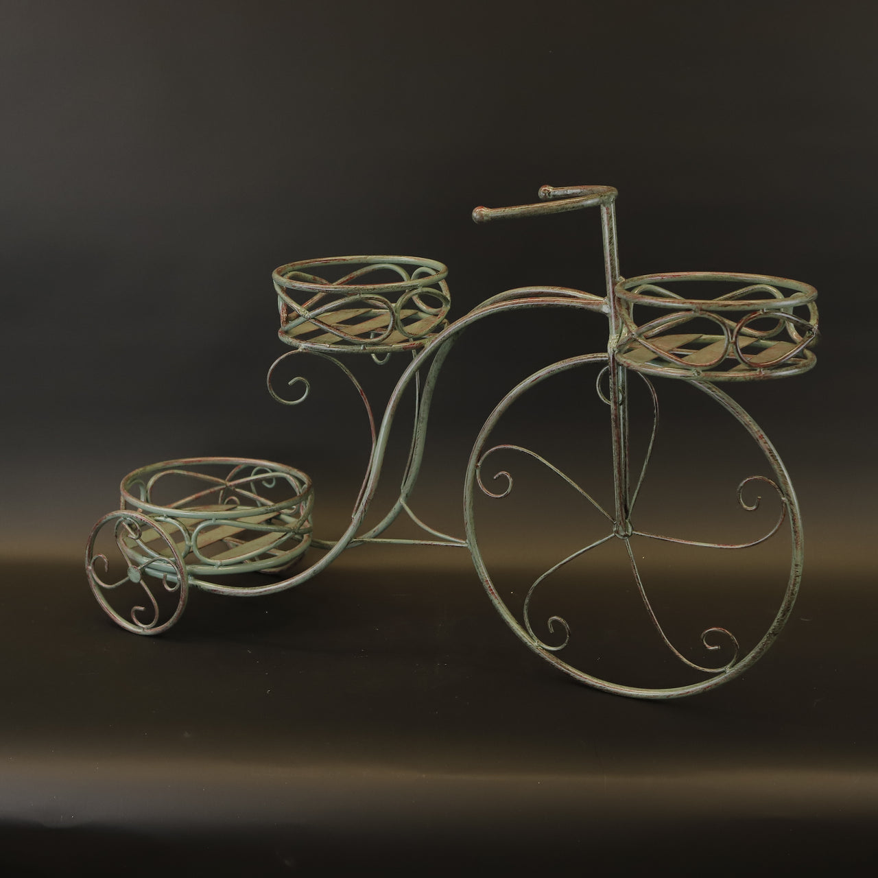 HCHD9308 - Pewter Triple Bicycle Pots