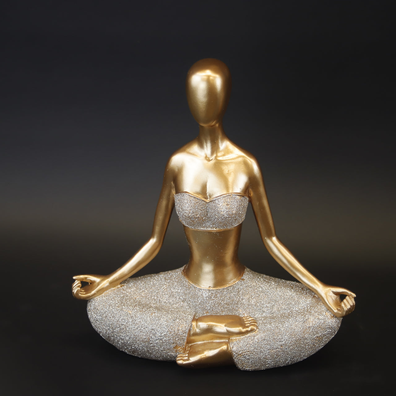 HCHD9428 - Gold Sun Pose Yoga