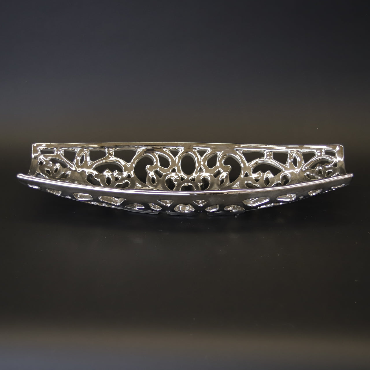 HCHD9536 - Silver Oval Bowl