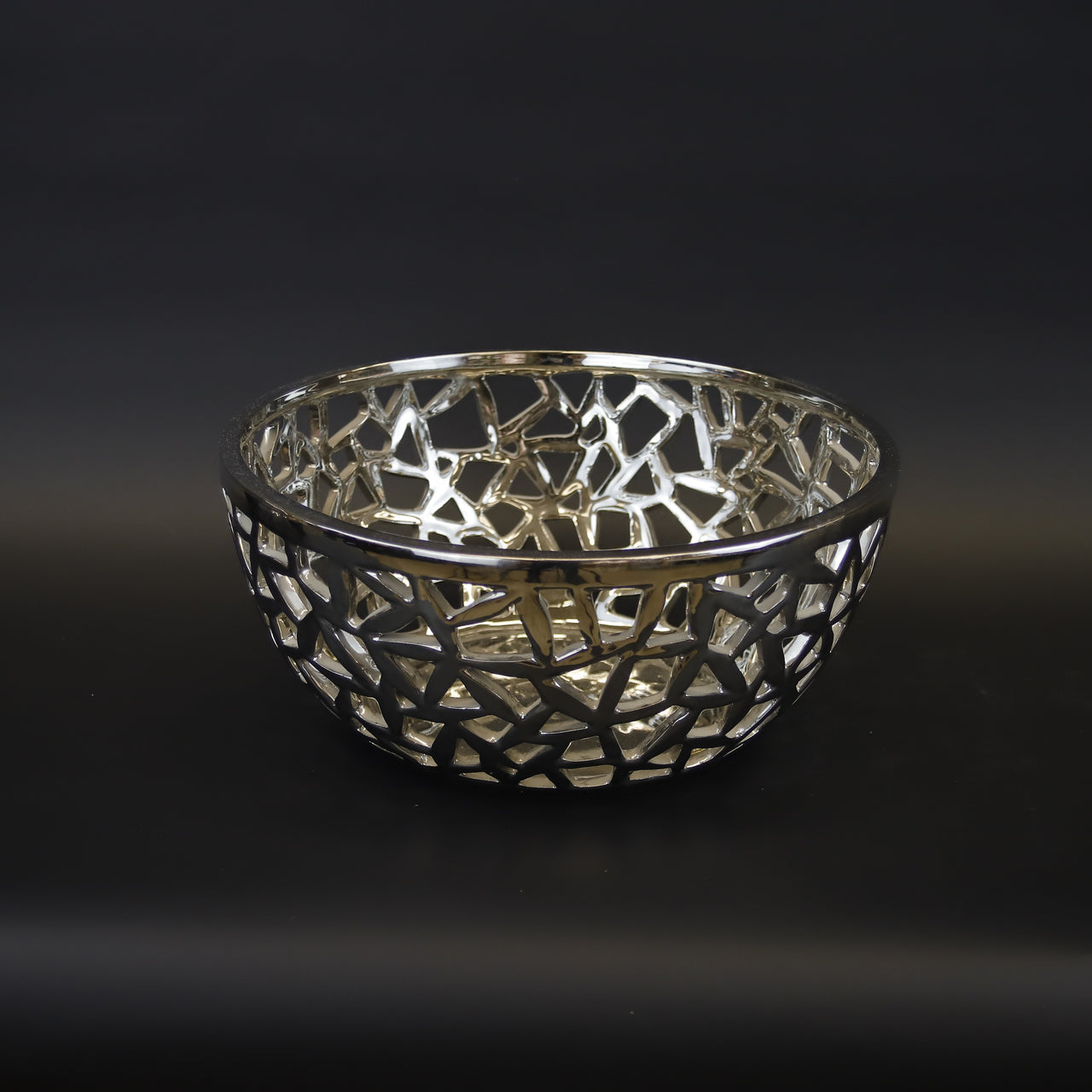 HCHD9539 - Silver Round Bowl