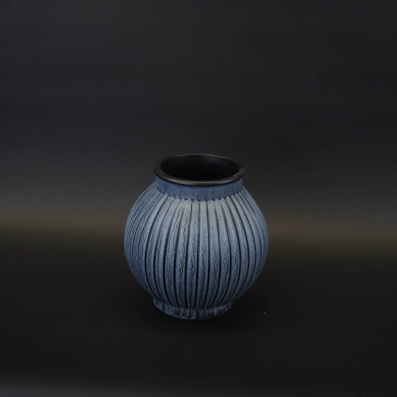 HCHD9544 - Gold/Blue Ribbed Pot - M