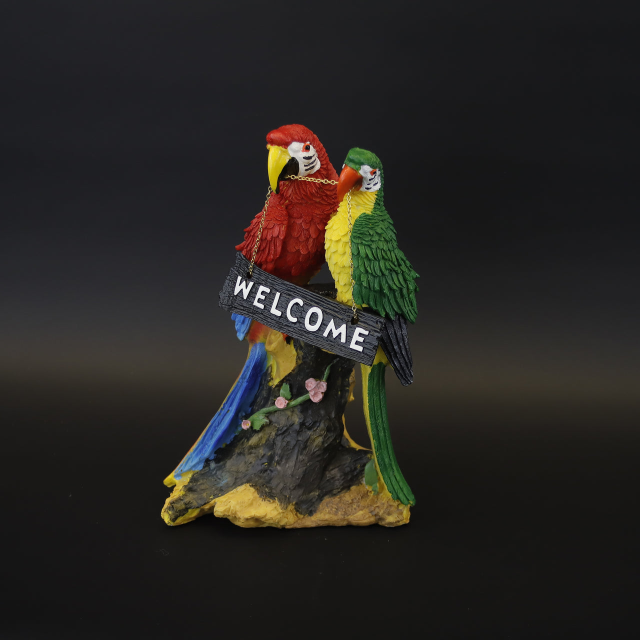 HCHD9566 - Large Red/Blue Welcome Parrots