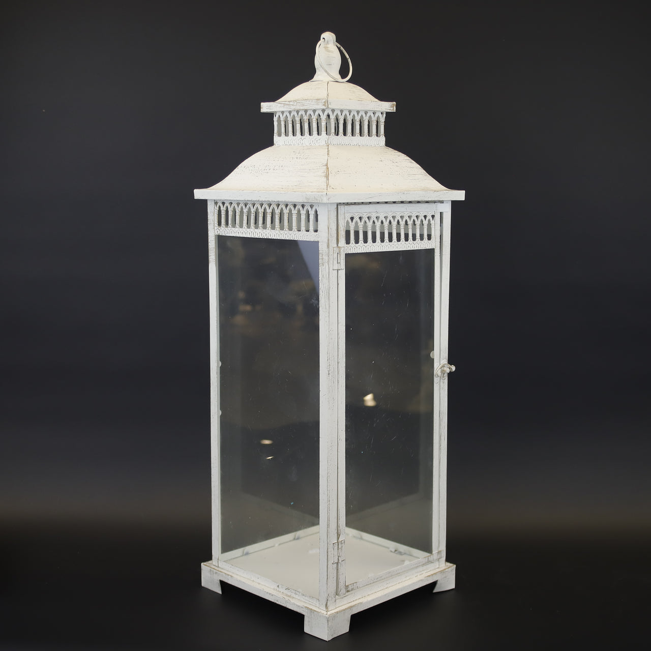 HCHD9746 - L Antique White Lantern