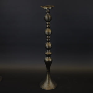HCHD9749 - L Dark Pewter Candle Holder