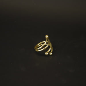 HCKE9630 - Gold Twisted Napkin Ring