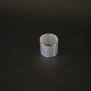 HCKE9633 - Silver Filigree Napkin Ring
