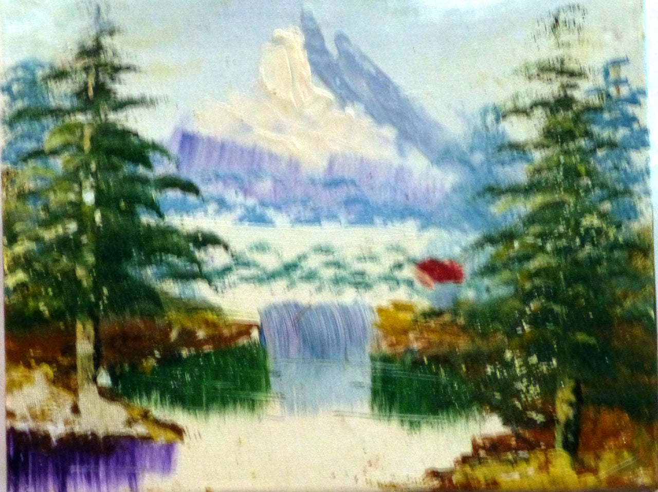 LS1012389 - 08"x10" Original Oil Painting