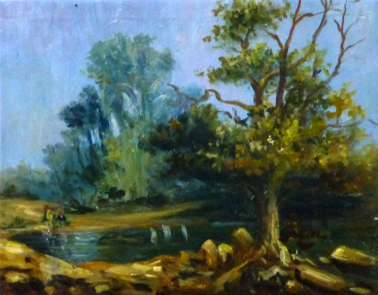 LS1013701 - 08"x10" Original Oil Painting