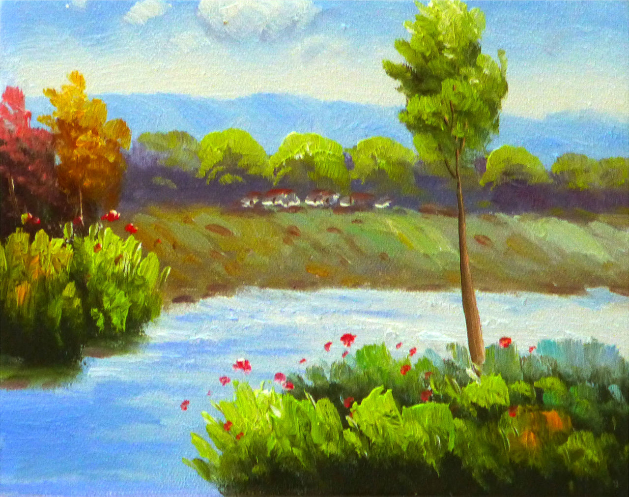 LS1013997 - 08"x10" Original Oil Painting
