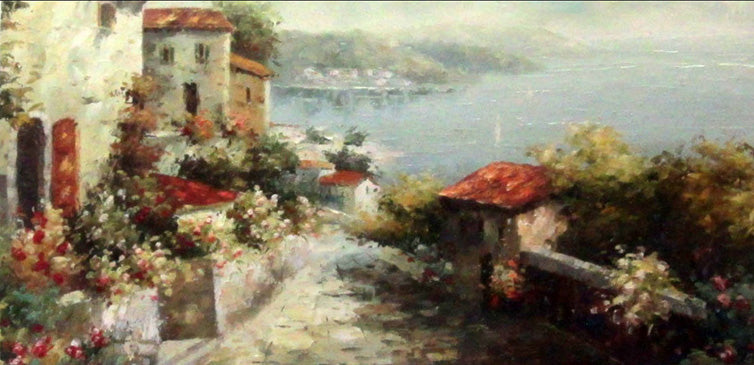 LS3416056 - 18"x34" Original Oil Painting