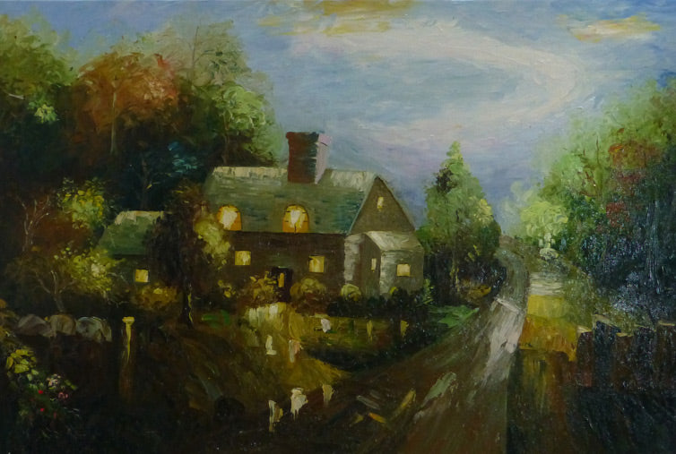 LS3610017 - 24"x36" Original Oil Painting