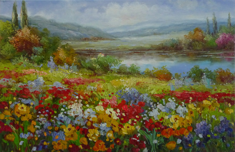 LS3610048 - 24"x36" Original Oil Painting