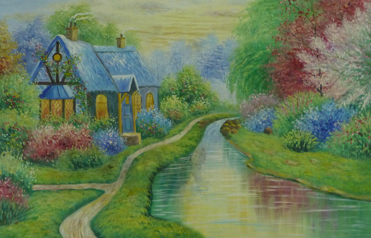 LS3610229 - 24"x36" Original Oil Painting