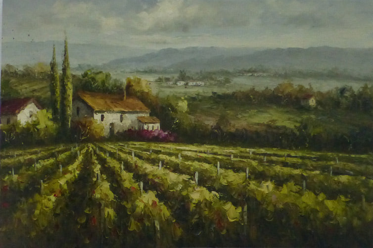 LS3611607 - 24"x36" Original Oil Painting