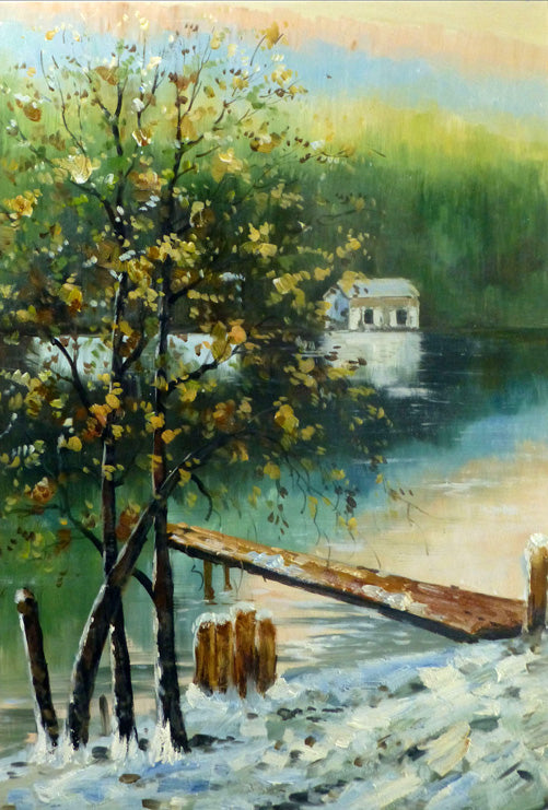 LS3614926 - 24"x36" Original Oil Painting