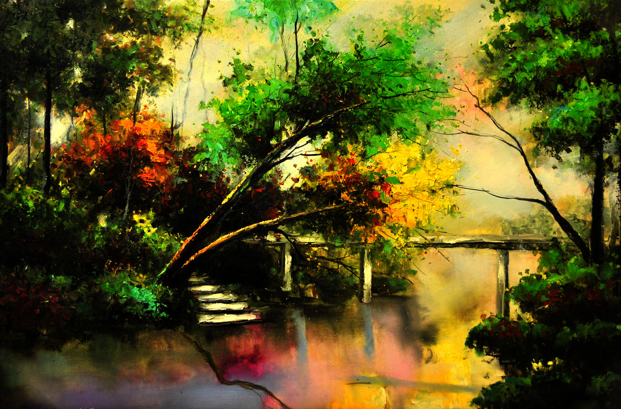 LS3617445 - 24"x36" Original Oil Painting