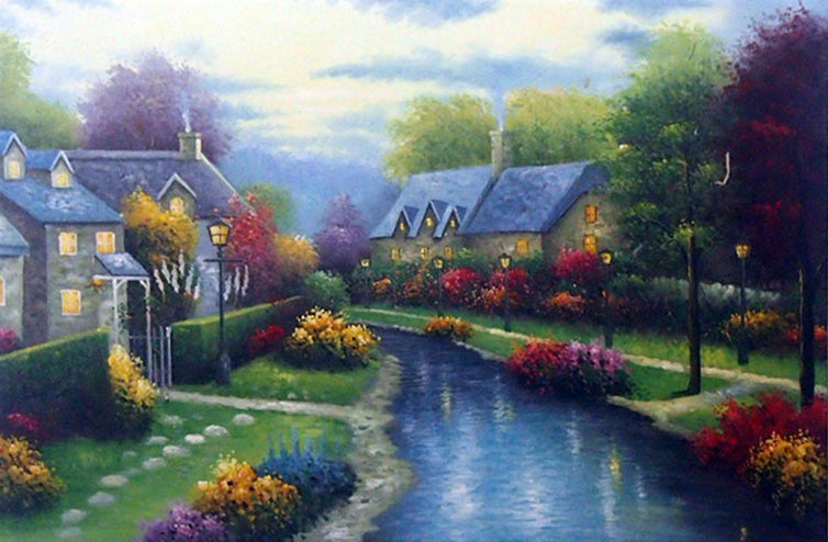 LS3618264 - 24"x36" Original Oil Painting