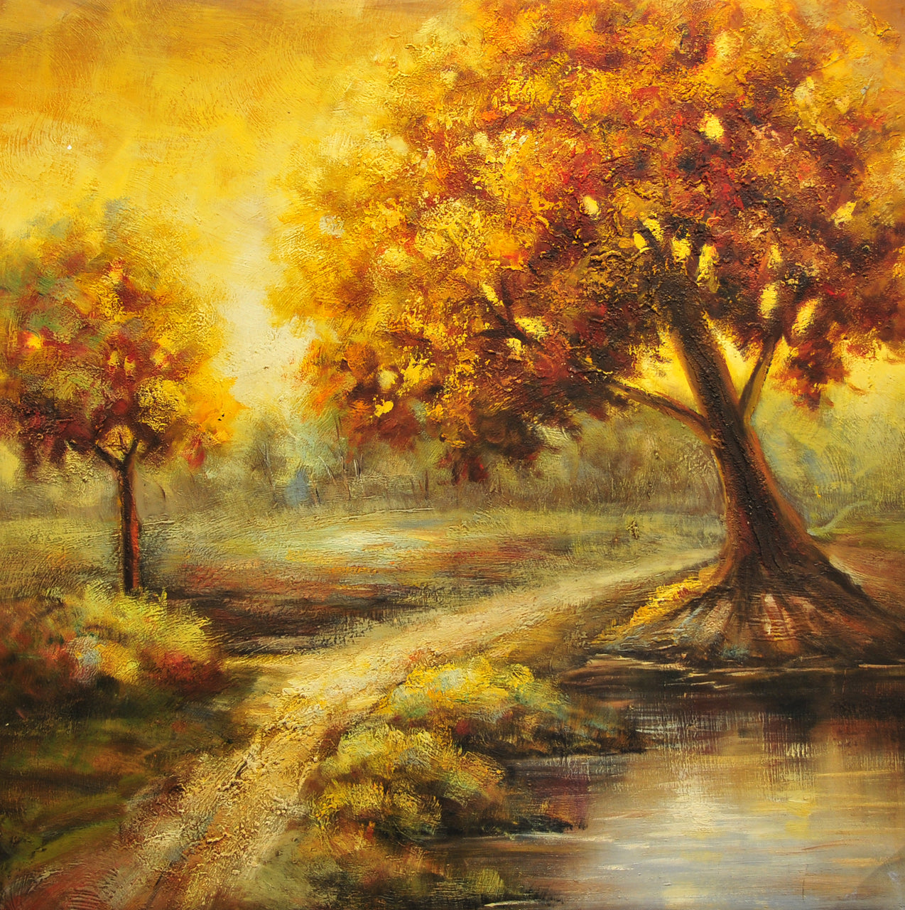 LS3717489 - 36"x36" Original Oil Painting